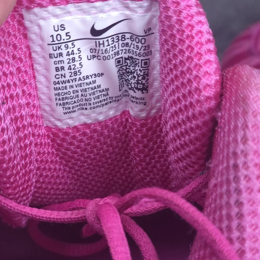 Nike Shox Shoes Mens Size 10.5 Pink Mesh Low Top Running Sneakers IH1338-600